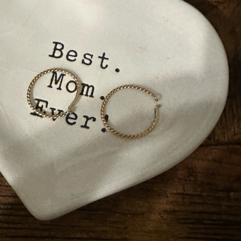 James Avery Twisted Gold Hoop Earrings
